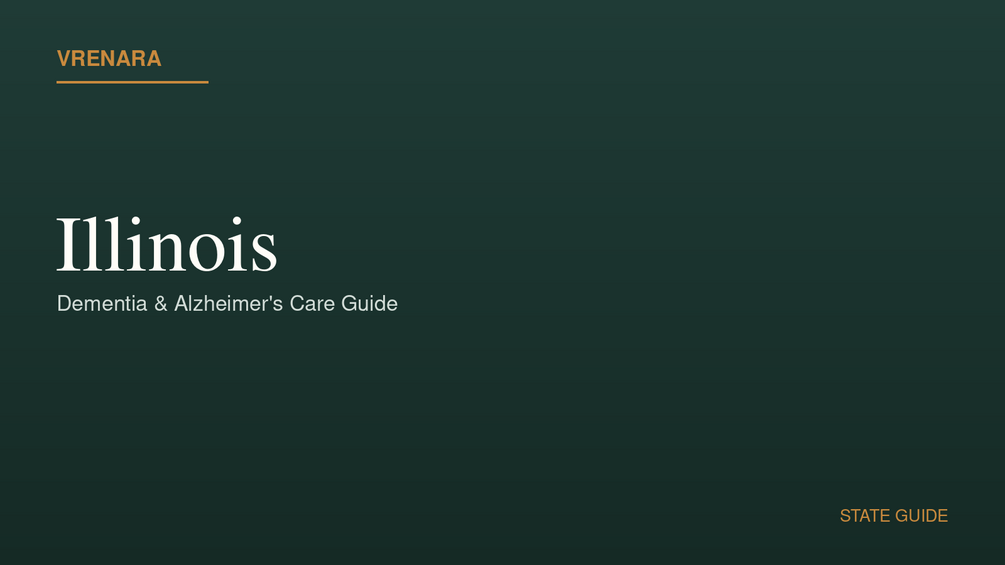 Vrenara Illinois Dementia Care Guide cover