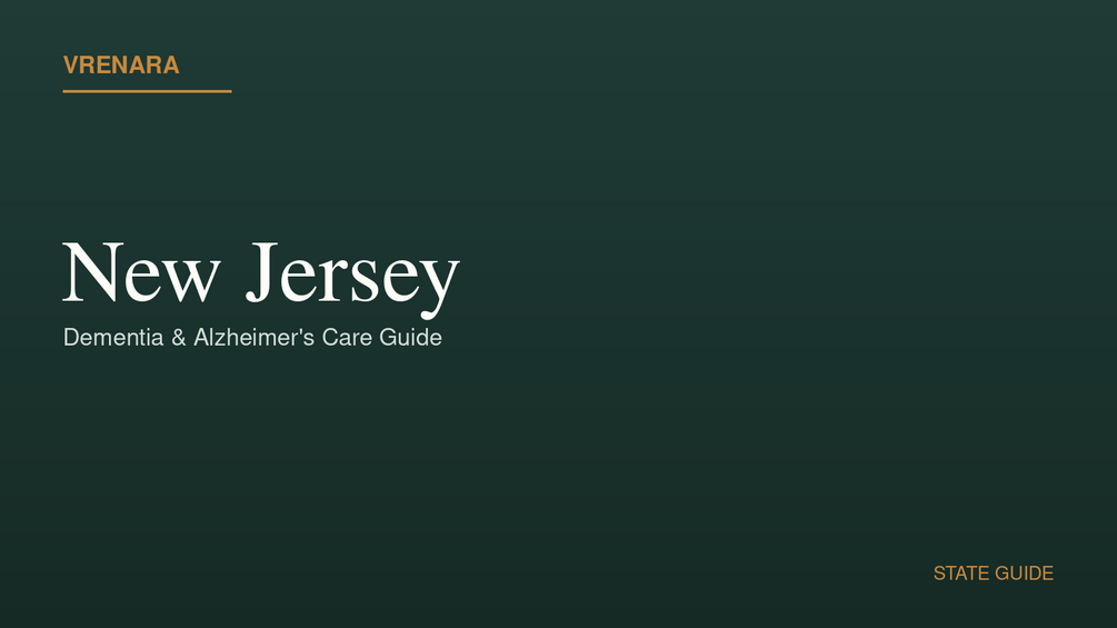 Vrenara New Jersey Dementia Care Guide cover